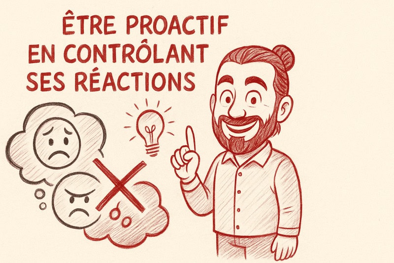 être proactif en contrôlant ses réactions