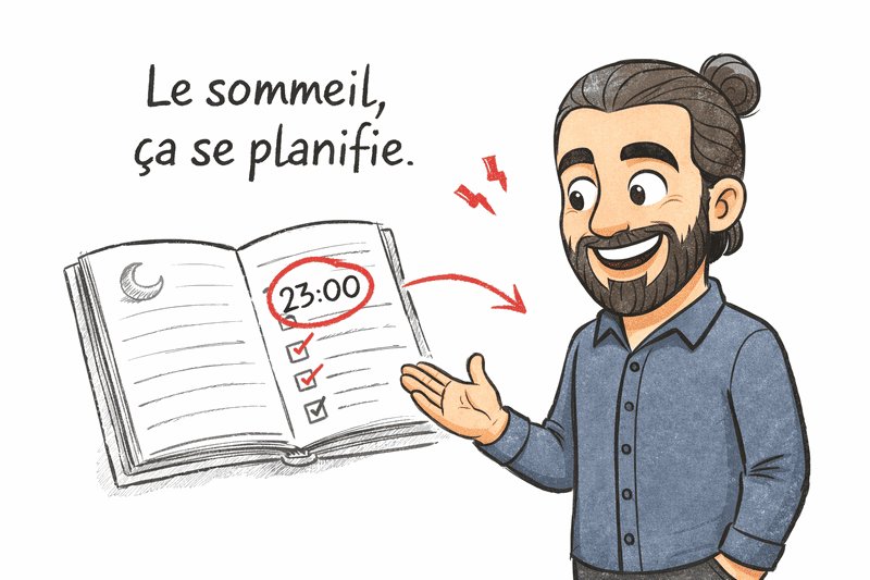 Agenda du sommeil pour mieux lutter contre l’insomnie passagère