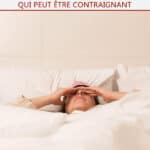 Sommeil agité : un trouble de sommeil qui peut être contraignant