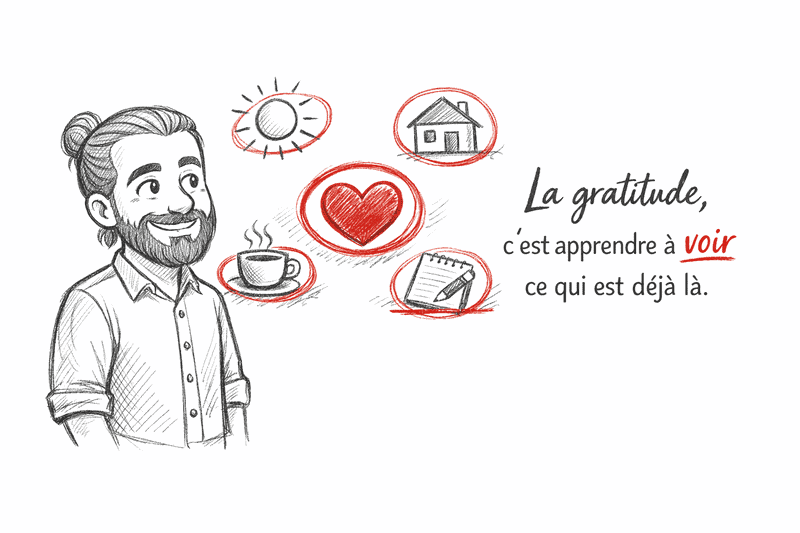 ressentir de la gratitude