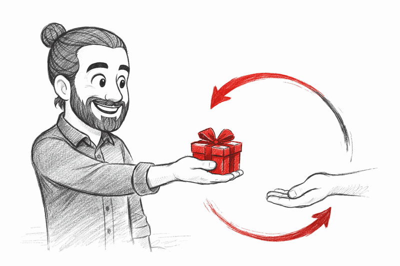 donner pour recevoir