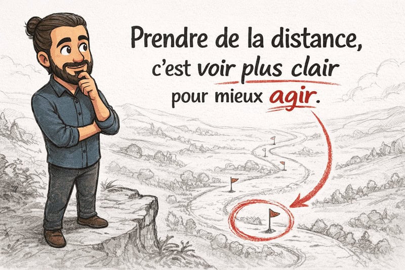 prendre de la distance