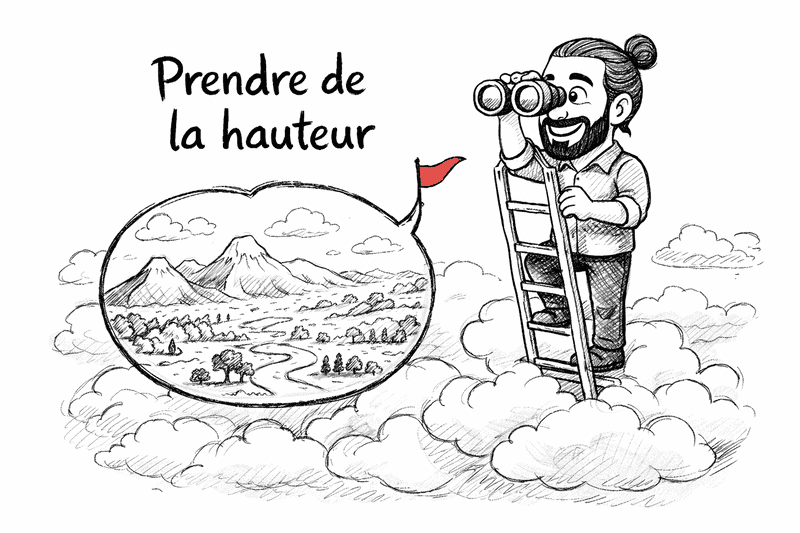 prendre de la hauteur