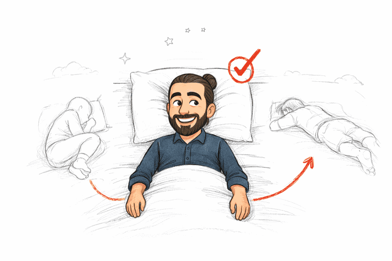 Se coucher de manière dorsale