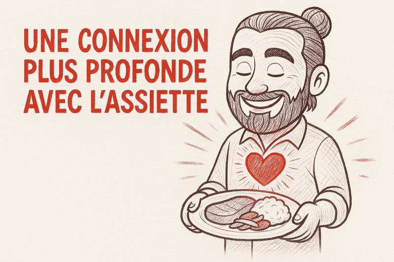 connexion plus profonde avec l’assiette