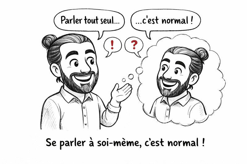 Parler tout seul : une habitude loin de cacher un trouble psychologique