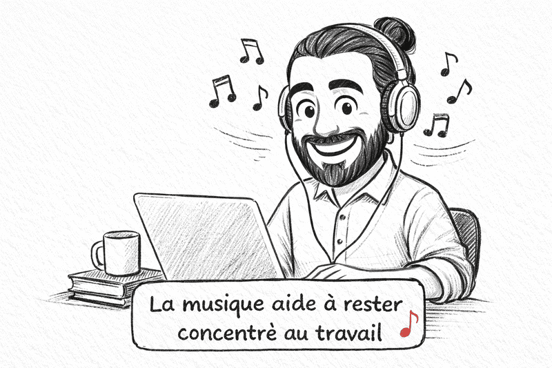 la musique pour travailler