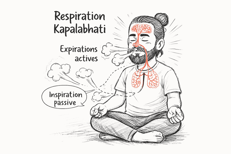 La respiration kapalabhati