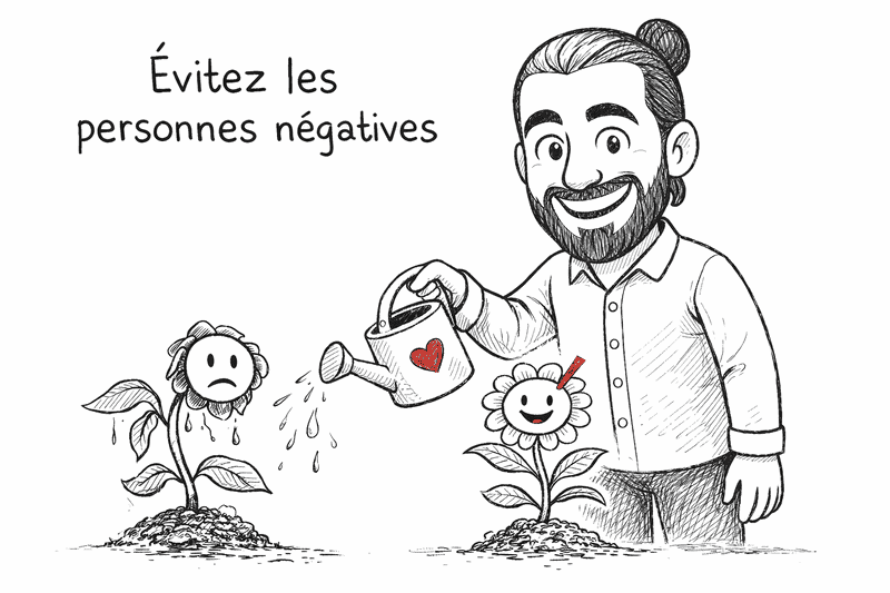 personnes négatives