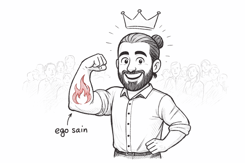 avoir un minimum d’ego