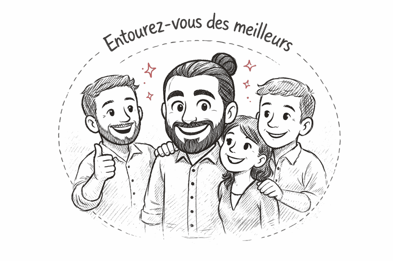 Entourez-vous des meilleurs