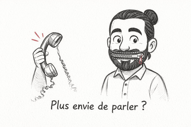 plus envie de parler