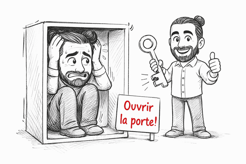 phobie des lieux fermes