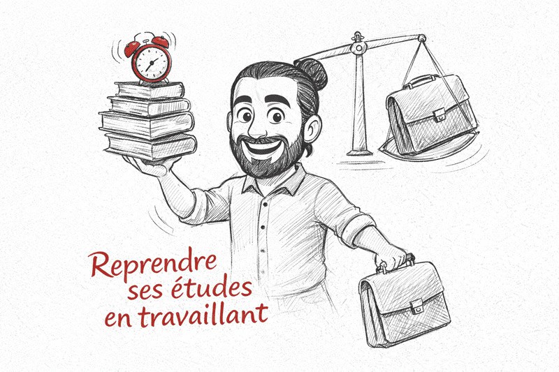 reprendre ses études en travaillant