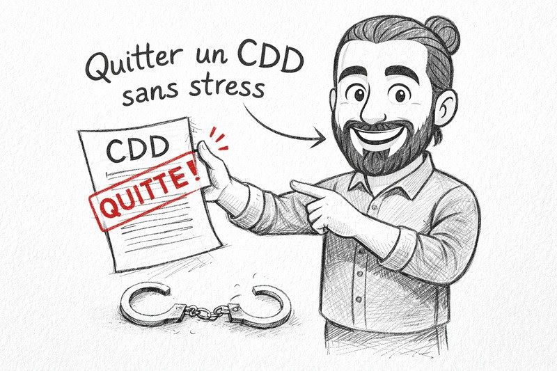 démissionner d'un CDD