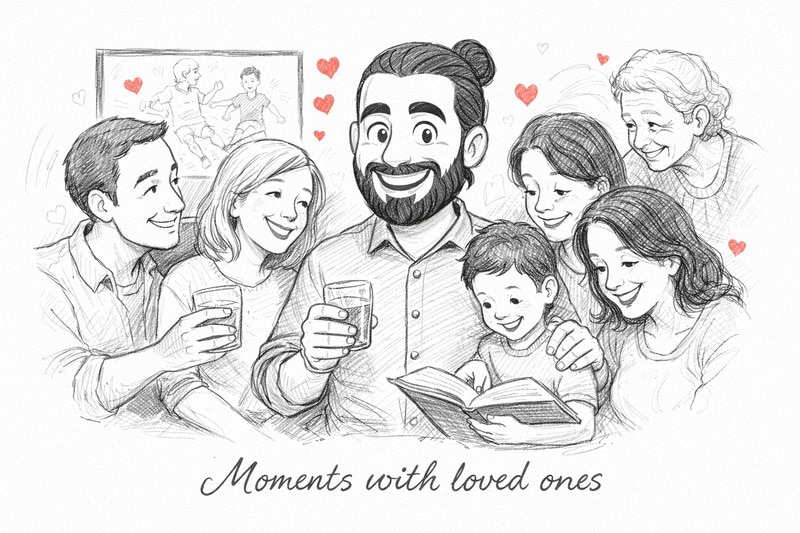 passer du temps avec ses proches