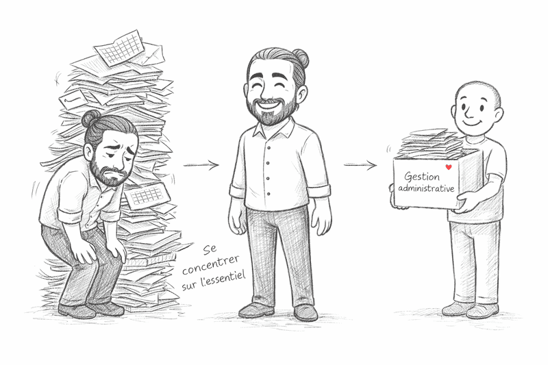 Déléguer la gestion des procédures administratives