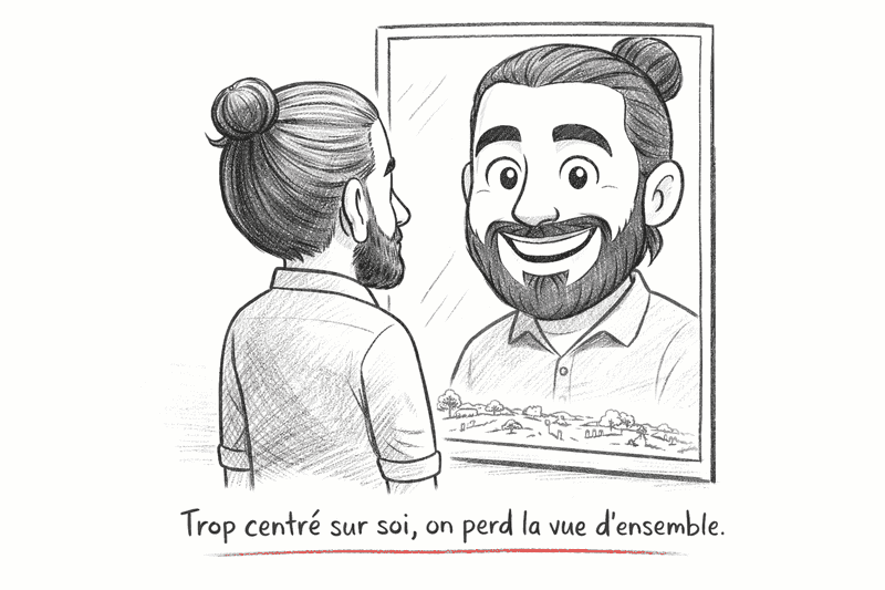 être imbu de sa personne