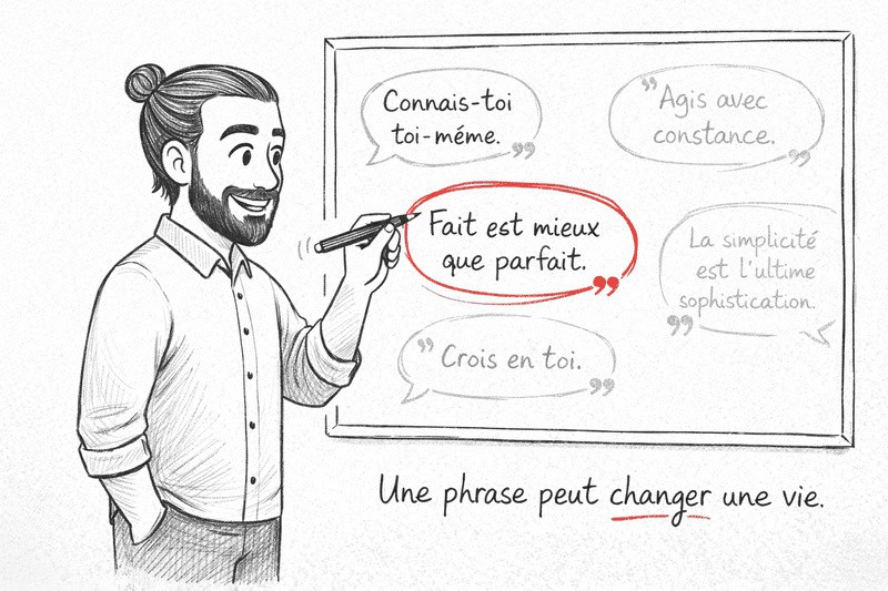 phrases philosophiques sur la vie