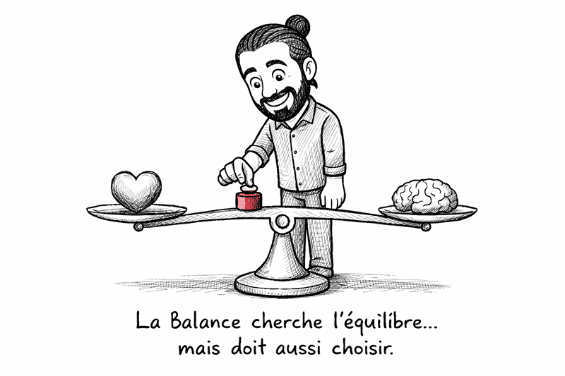 Personnalité de la Balance : Équilibre, charme et harmonie