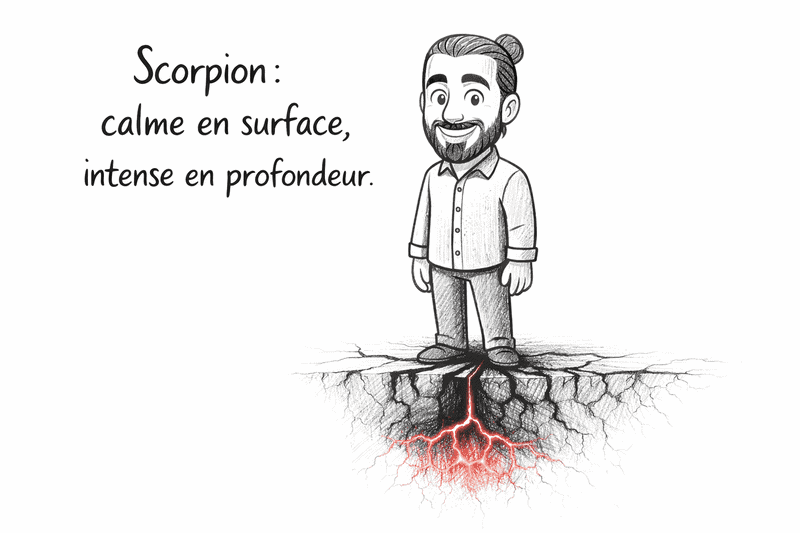 Personnalité du Scorpion : passion, valeurs et métiers adaptés